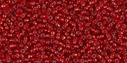 10g Miyuki Rocaille Seed Beads 15RR1419 TSL AB Red