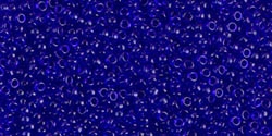 10g Miyuki Rocaille Seed Beads 15RR0151 T Cobalt Blue