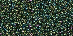 10g Miyuki Rocaille Seed Beads 15RR1961 M Teal Iris