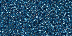 10g Miyuki Rocaille Seed Beads 15RR0025 TSL Dark Turquoise