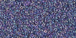 10g Miyuki Rocaille Seed Beads 15RR0274 Lined AB Light Violet