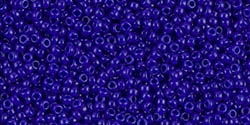 10g Miyuki Rocaille Seed Beads 15RR0414 OP Cobalt Blue