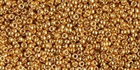 10g Miyuki Rocaille Seed Beads 15RR4203 Duracoat Galvanized Yellow Gold