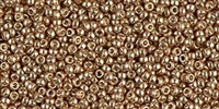 10g Miyuki Rocaille Seed Beads 15RR4204 Duracoat Galvanized Champagne