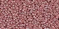 10g Miyuki Rocaille Seed Beads 15RR4209 Duracoat Galvanized Dark Coral