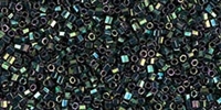 10g Miyuki Rocaille Seed Beads 15RRH0465 Hex MR Green/Violet