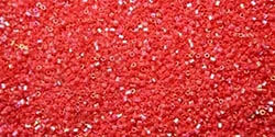 10g Miyuki Rocaille Seed Beads 15RRH0476 Hex OPR Raspberry