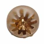 Swarovski 10mm Faceted Sea Urchin Foil Back - 169510GLDSHDW Golden Shadow - 1 Crystal