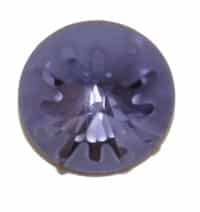 Swarovski 10mm Faceted Sea Urchin Foil Back - 169510TANZ Tanzanite - 1 Crystal