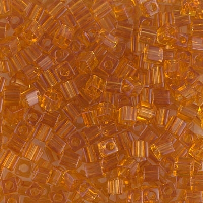 Miyuki Square 3MM Beads 3SB133 T Amber