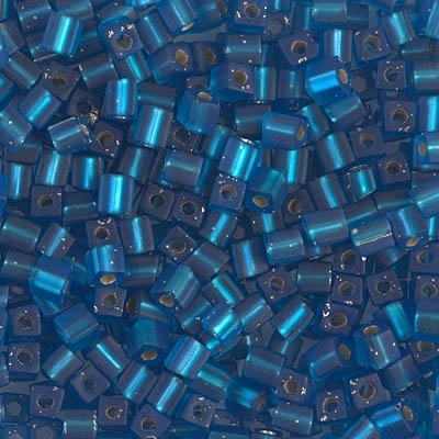 Miyuki Square 3MM Beads 3SB25F TSL MA Capri Blue