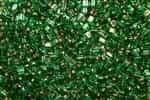 Miyuki Square 4MM Beads 4SB16 TSL Kelly Green