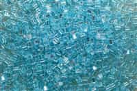 Miyuki Square 4MM Beads 4SB18 TSL Blue Topaz