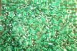 Miyuki Square 4MM Beads 4SB219 ICL Clear/ Aqua