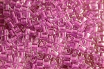 Miyuki Square 4MM Beads 4SB222 ICL Clear/Lavendar