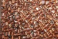 Miyuki Square 4MM Beads 4SB2602 ICL Clear/Light Copper