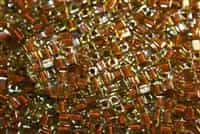 Miyuki Square 4MM Beads 4SB2633 ICL Peridot/Golden Brown