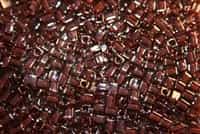 Miyuki Square 4MM Beads 4SB2647 ICL Lt.Rose/Dark Amethyst