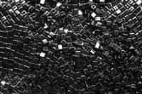 Miyuki Square 4MM Beads 4SB401 OP Black