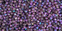 532804CYCOP2AB - 4mm Swarovski Crystal Cyclamen Opal 2AB Bicone Crystals 25 Count