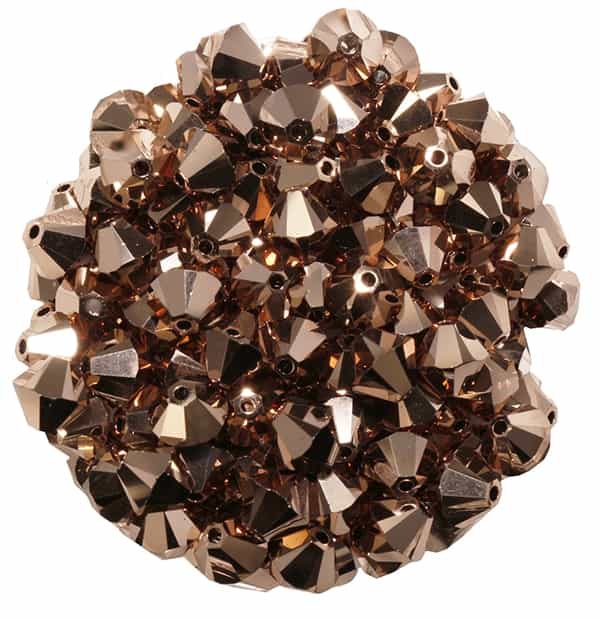 532806ROGL2 - 6mm Swarovski Bicone Crystals - Rose Gold 2AB - 25 count