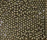 3mm Swarovski Crystal  Antique Brass Pearls - 50 count