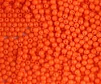 3mm Swarovski Crystal Neon Orange Pearls - 50 count