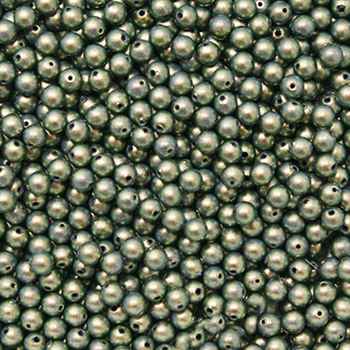 4mm Swarovski Crystal Iridescent Green Pearls 50 count