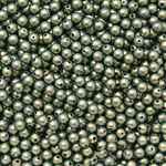 4mm Swarovski Crystal Iridescent Green Pearls 50 count