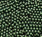581004SCBGRN - 4mm Swarovski Crystal Scarabaeus Green Pearls 50 Count