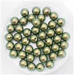 581006IGRN - 6mm Swarovski Crystal Iridescent Green Pearls - 10 Count