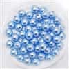 581006LTBLU - 6mm Swarovski Crystal Light Blue Pearls - 10 Count