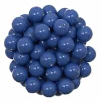 581008CLP - 8mm Swarovski Crystal Lapis Pearls - 1 Count