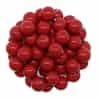 581008CRC - 8mm Swarovski Crystal Red Coral Pearls - 1 Count