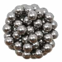 581008LTGRY - 8mm Swarovski Crystal Light Grey Pearls - 1 Count