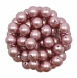 581008PWDROS - 8mm Swarovski Crystal Powder Rose Pearls - 1 Count