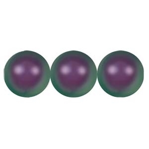 581010IP - 10mm Swarovski Crystal Iridescent Purple Pearls - 1 Count