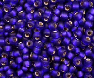 Miyuki 5/0 E Seed Beads 5E151SF TSL MA Cobalt Blue 10 Grams