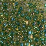Miyuki 5/0 Triangle Beads 10 Grams 5TR1165 ICL Gold/Green