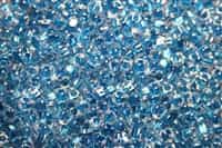 Miyuki 5/0 Triangle Beads 10 Grams 5TR1556 ICL* Clear/Bright Blue