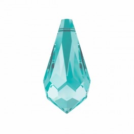 600013LTTURQ - 13x6.5mm Swarovski Crystal Light Turquoise Drop  - 1 count