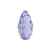 601011PLV - 11x5.5mm Swarovski Crystal Briolette Lavender Provence - 1 count