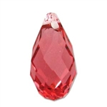 601013PAD - 13x6.5mm Swarovski Crystal Briolette Padparadscha - 1 count