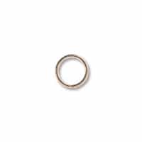 6mm Closed Jump Rings - Gold-Filled Rose Gold - 1 Count