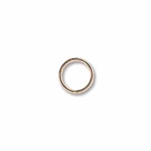 6mm Closed Jump Rings - Gold-Filled Rose Gold - 1 Count