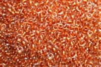 6RR1551 ICL Clear/Burnt Orange 10 Grams Miyuki Rocailles