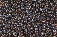 6RR4502 Picasso T Dark Amber 10 Grams Miyuki Seed Beads