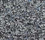 Etched Czech 8/0 Seed Beads - 10 Grams - 8CZ00030-68580 - Crystal Etched Silver Rainbow