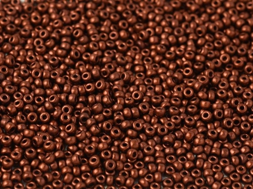 Czech Finish on Miyuki 8/0 Seed Beads - 10 Grams - 8CZ01750 - Bronze