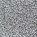 Czech Coating on Miyuki Rocaille 8/0 Seed Beads 10 Grams 8CZ55002 Aluminium Silver